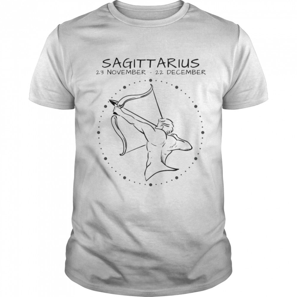 Minimal Art Sagittarius Zodiac Set Astorlogy shirt