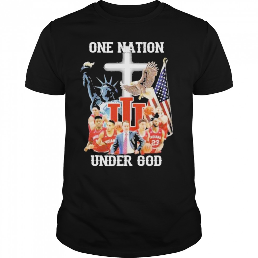 One Nation Under God Indiana Hoosiers men’s basketball 2023 shirt