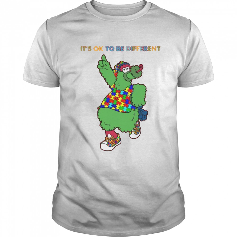 Phillie Phanatic It’s Ok To Be Different 2023 Shirt