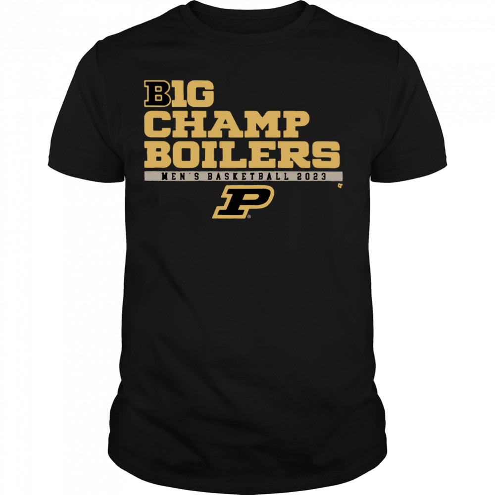 Purdue Basketball 2023 B1G Champ Boilers Shirt