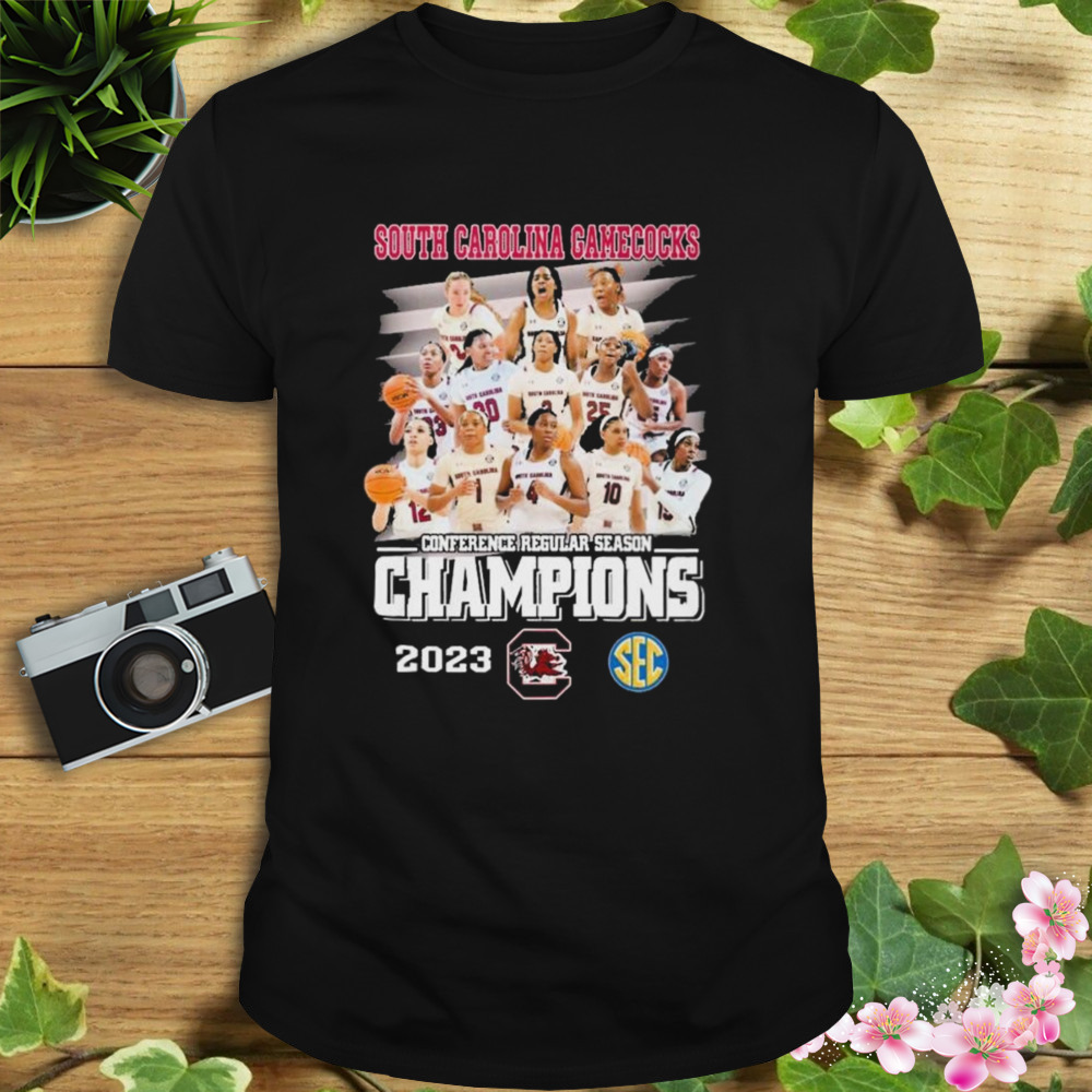 South Carolina Gamecocks Women’s Basketball Team Conference Regular Season Champions 2023 Shirt