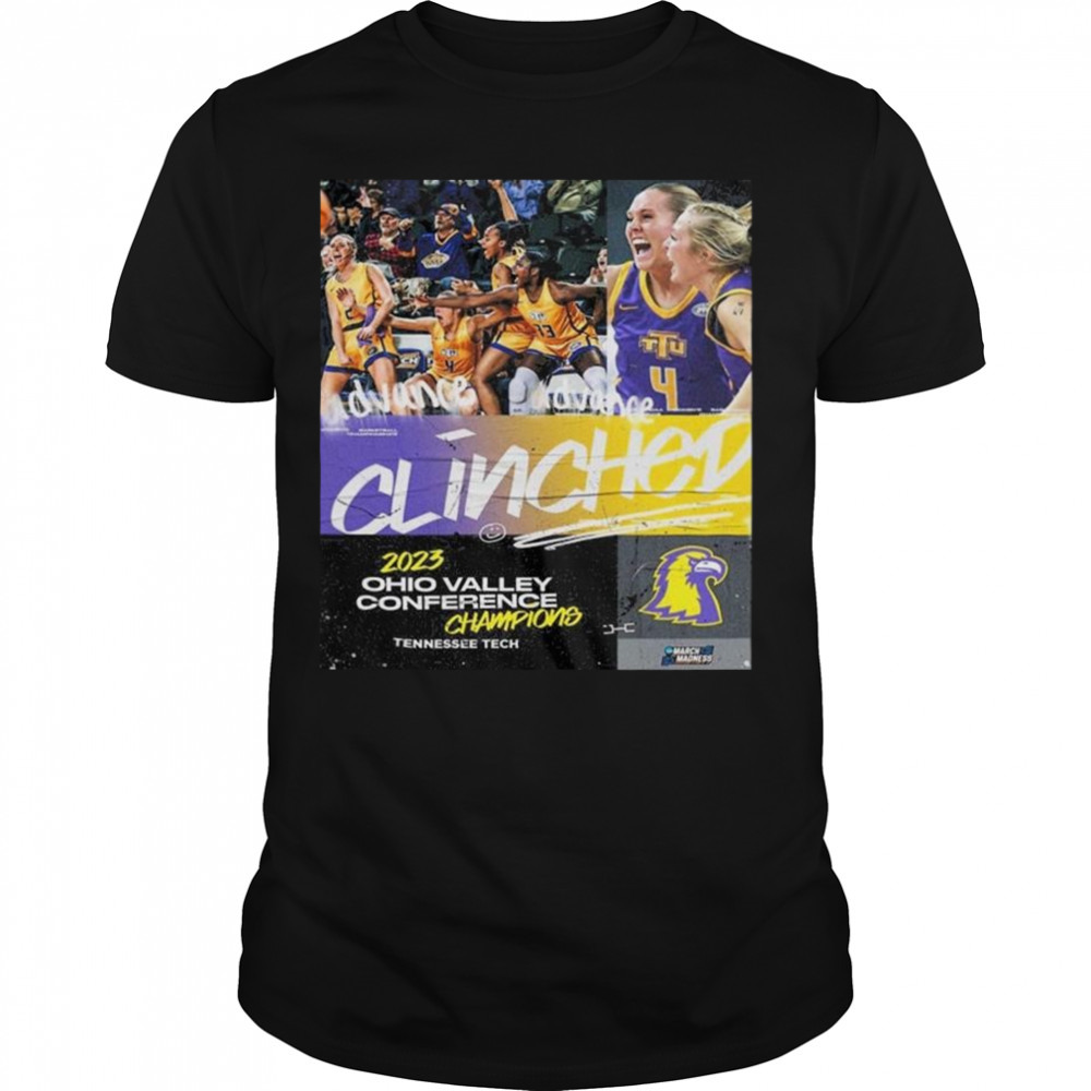 Tennessee tech women’s basketball are 2023 Ohio valley conference champions shirt
