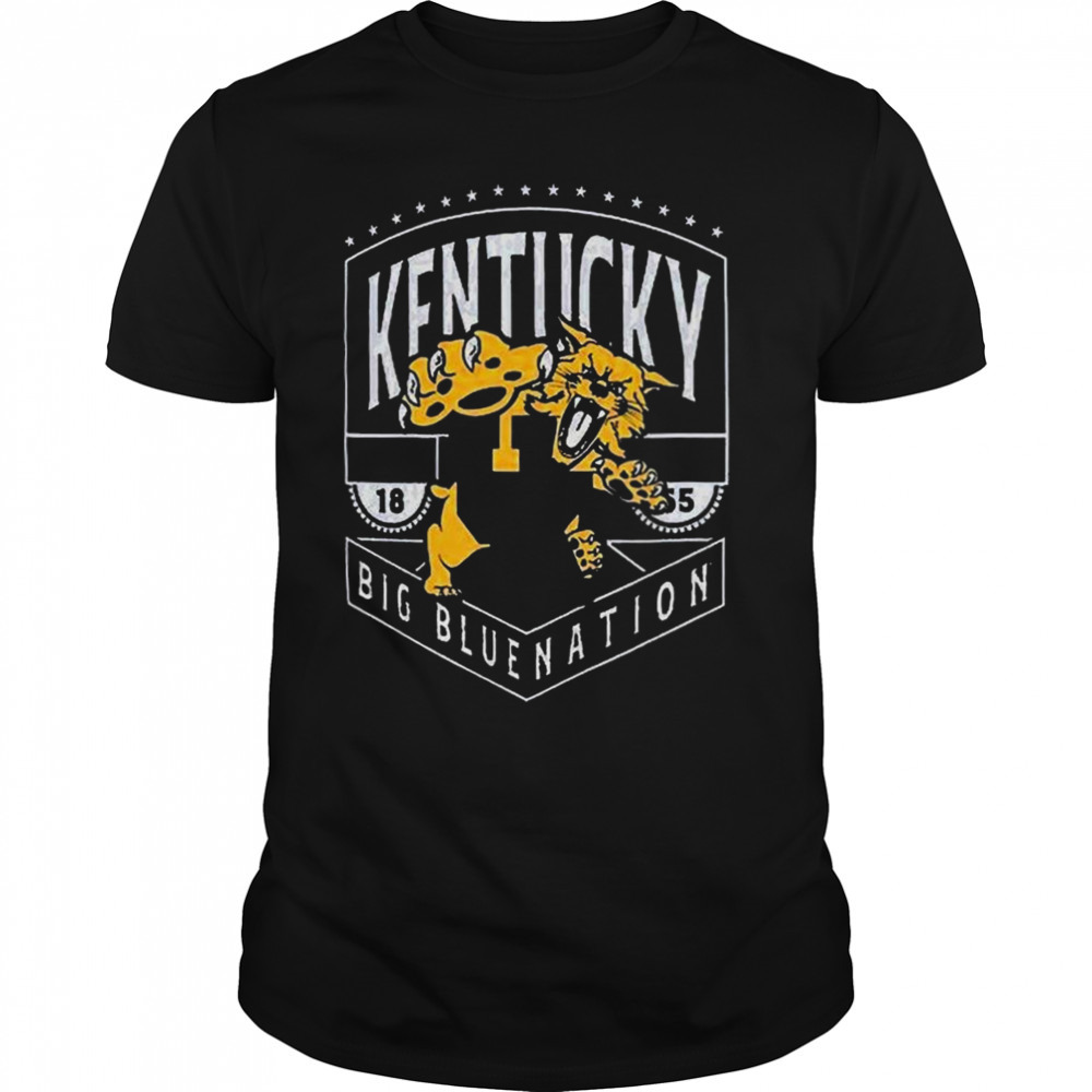 Uk basketball mascot signage big blue nation T-shirt