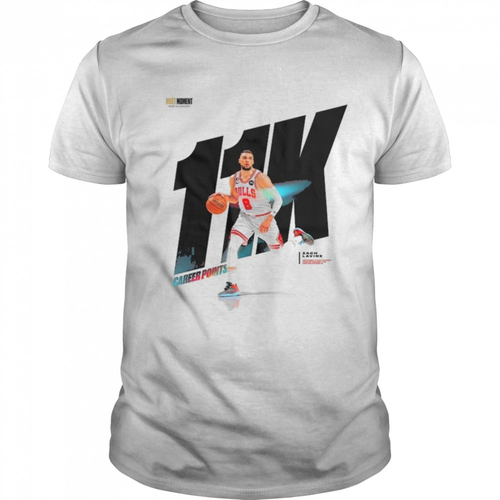 Zach lavine 11k points and counting in NBA career shirt