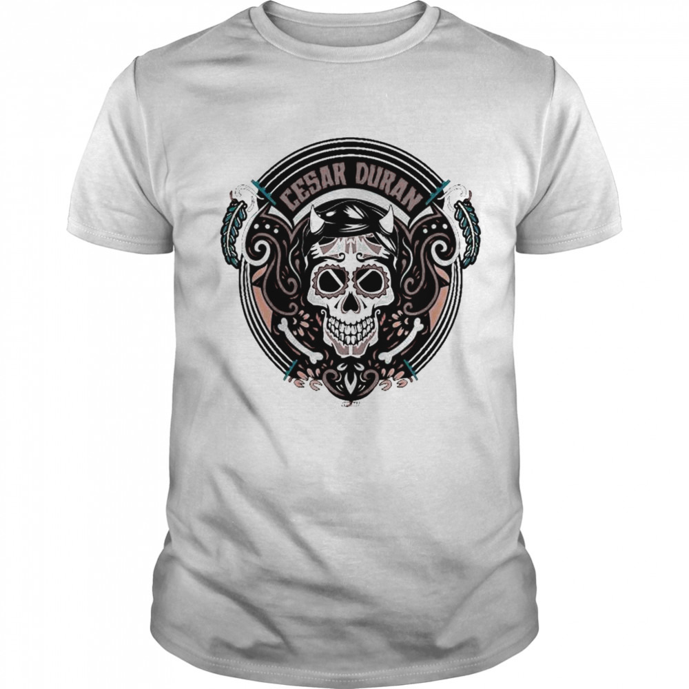 cesar Duran sugar skull shirt