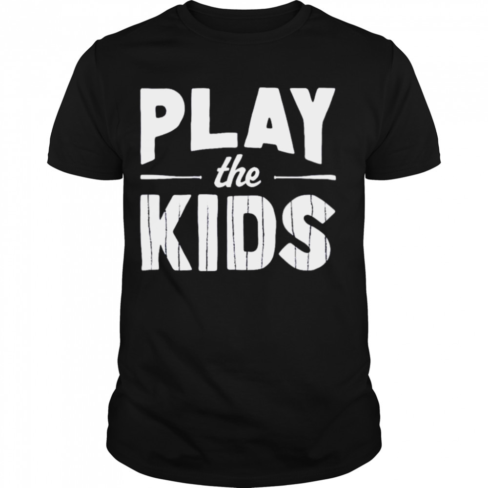 play the kids NY Yankees baseball shirt