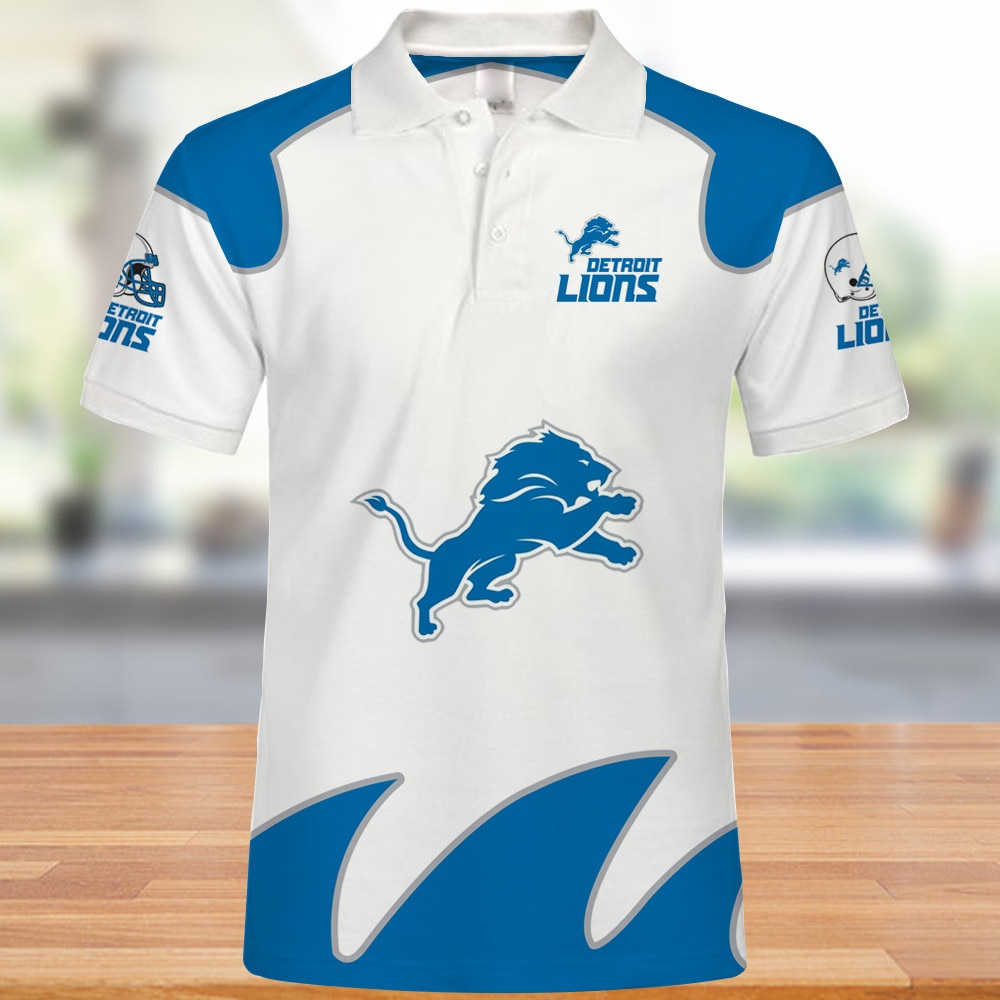Detroit Lions Polo Shirts Summer gift for fans