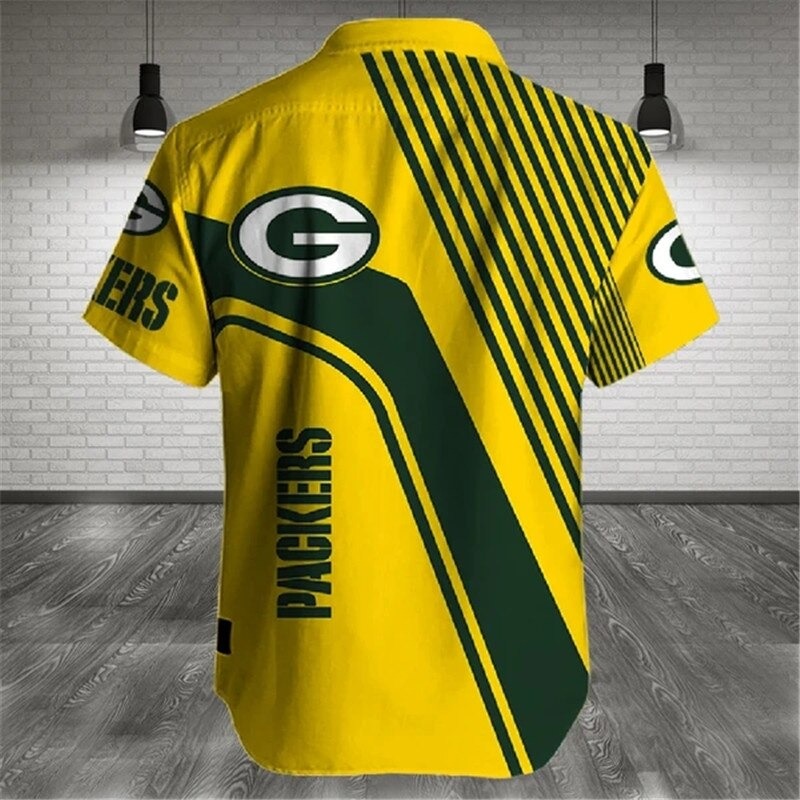 Green Bay Packers Shirt summer cross design for fans