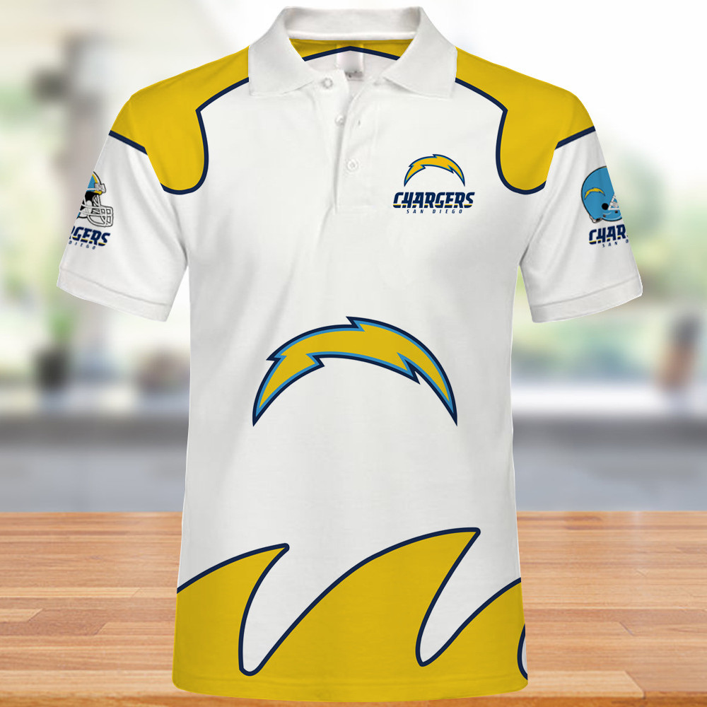 Los Angeles Chargers Polo Shirts Summer gift for fans