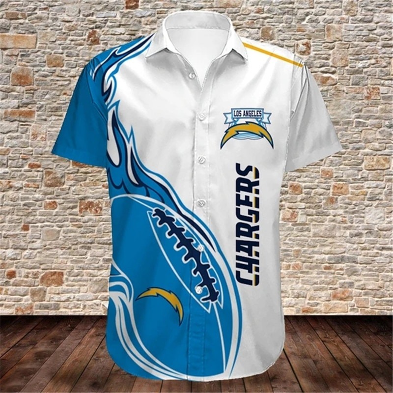 Los Angeles Chargers Shirts Cute Flame Balls graphic gift for men
