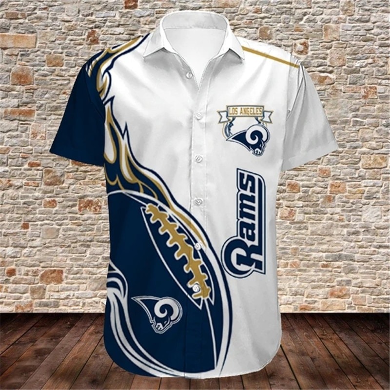 Los Angeles Rams Shirts Cute Flame Balls graphic gift for men