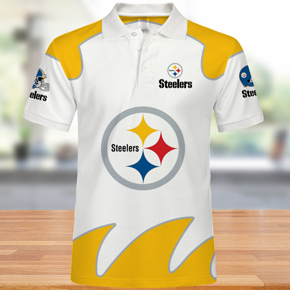Pittsburgh Steelers Polo Shirts Summer gift for fans
