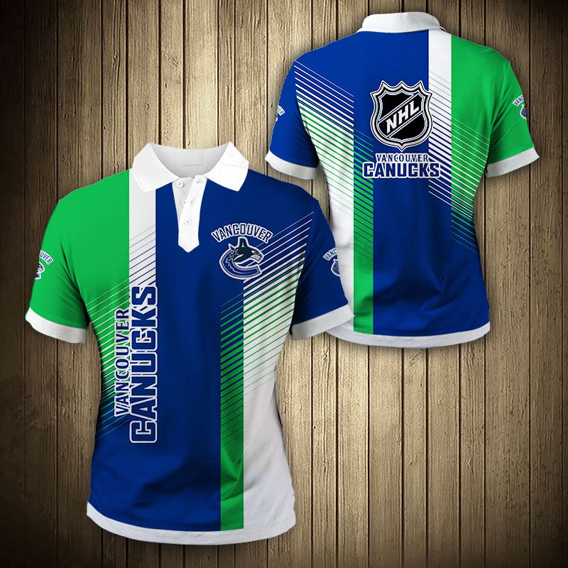 Vancouver Canucks Polo Shirt cool design Summer