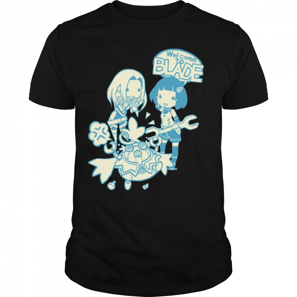 Welcome To Blade Manga Design Xenoblade Chronicles shirt