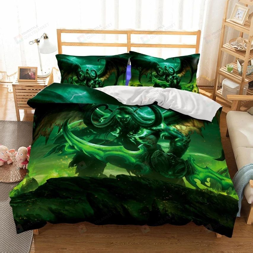 World Of Warcraft Printed 3D Christmas Bedding Set