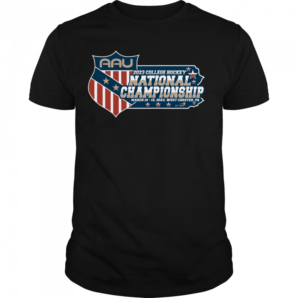2023 AAU College Hockey National Championship shirt