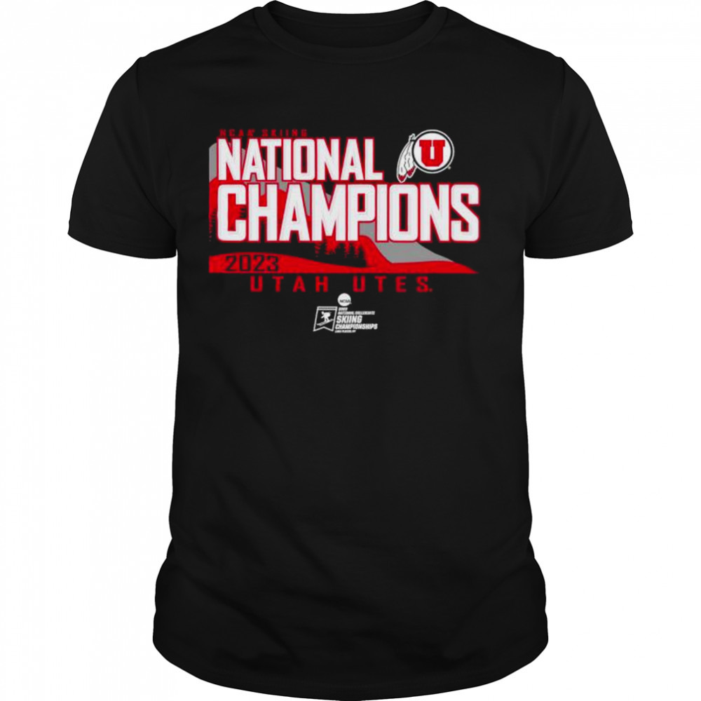 2023 NCAA Skiing National Champions Utah Utes T-Shirt