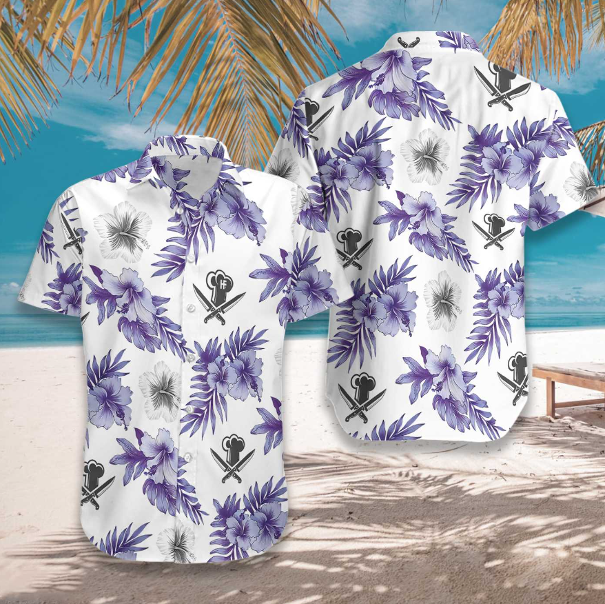 Aloha Chef With Knives Hawaiian Shirt
