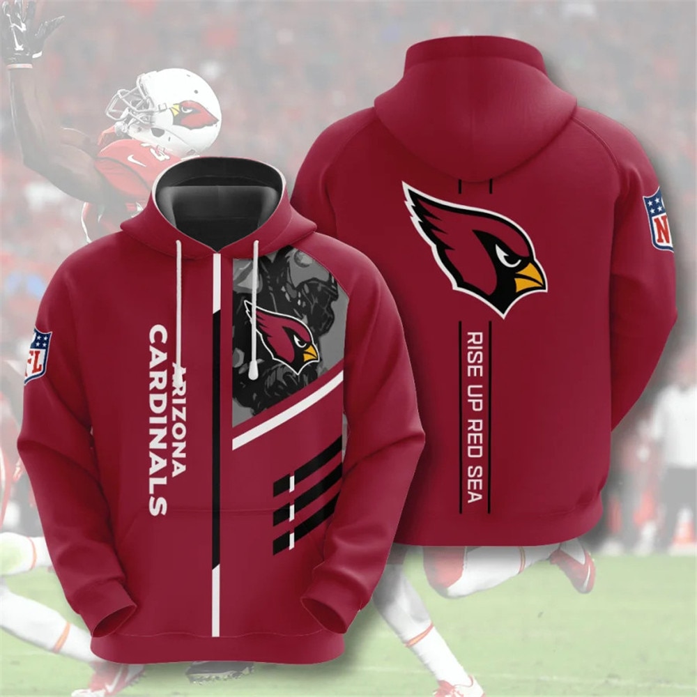 Arizona Cardinals Hoodie 3 lines graphic gift for fans