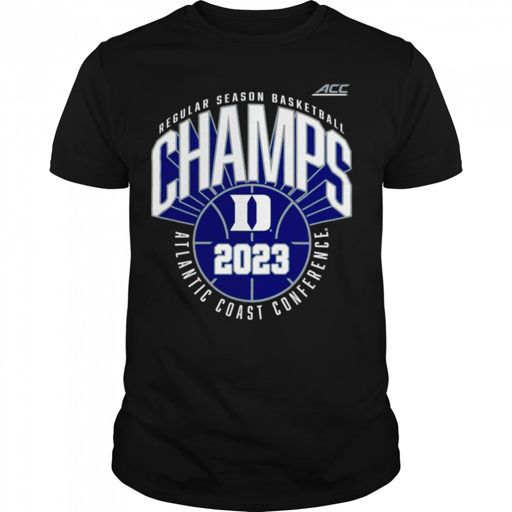 Duke Blue Devils 2023 ACC Men’s Basketball Regular Season Champions T-Shirt