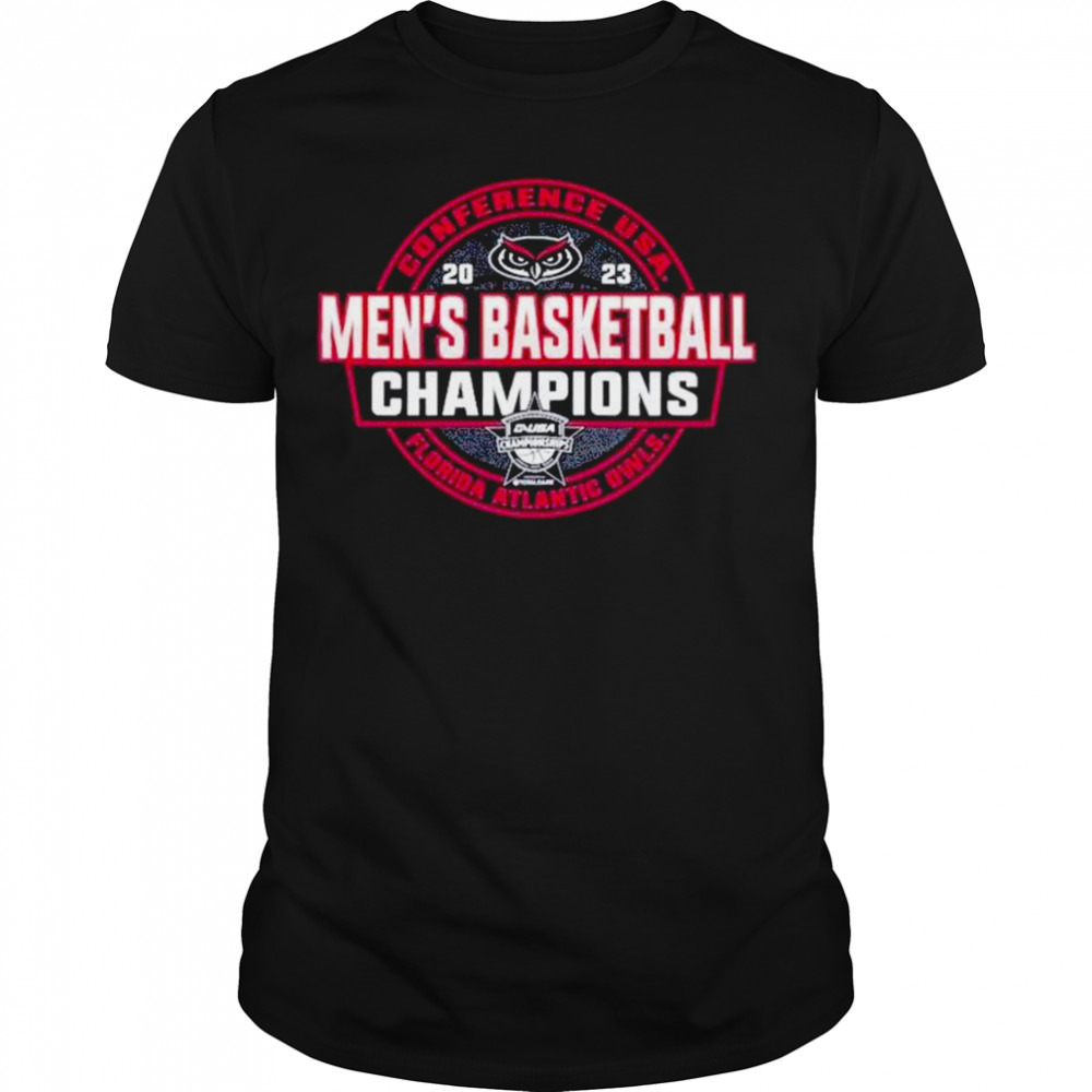 FAU Owls 2023 C-USA Men’s Basketball Conference Tournament Champions Locker Room T-Shirt