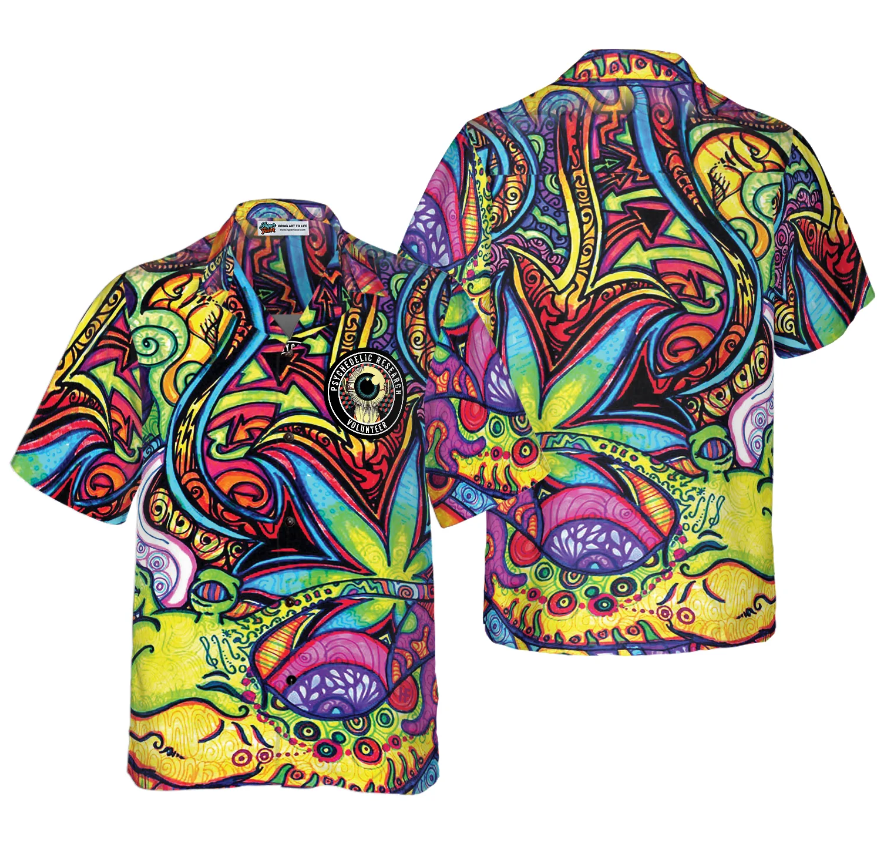 Psychedelic Research Volunteer Hawaiian Shirt