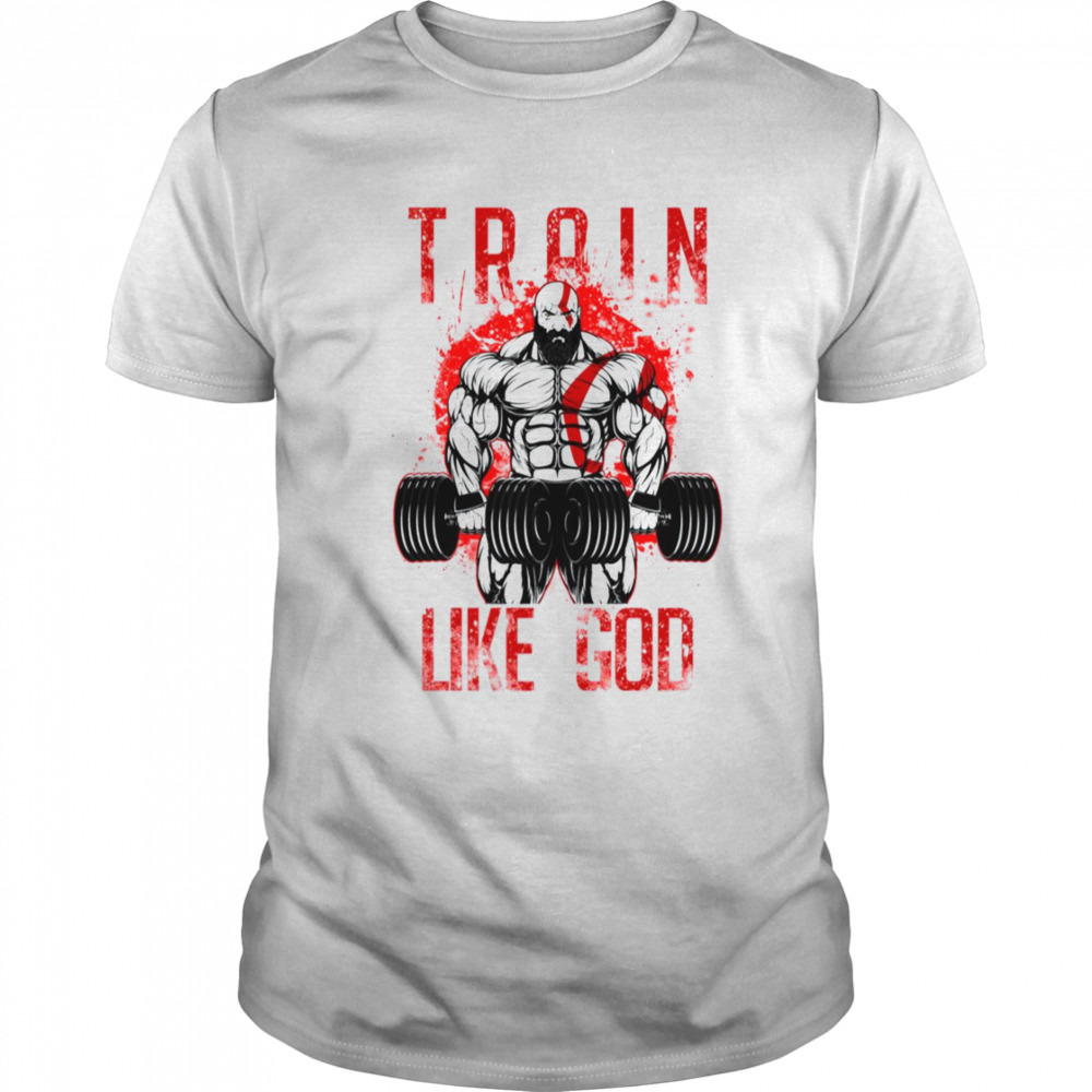 Train Like A God Kratos Bodybuilding shirt