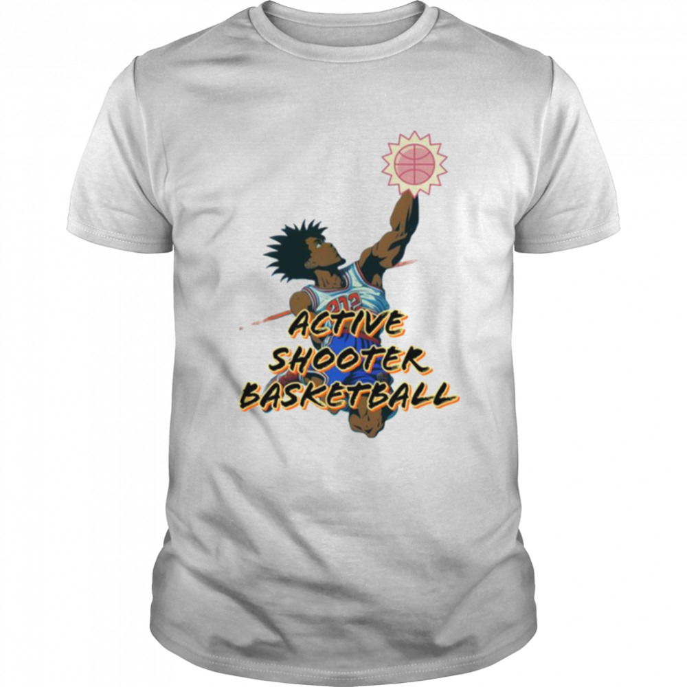 Trending Active Shooter Basketball Star Art shirt