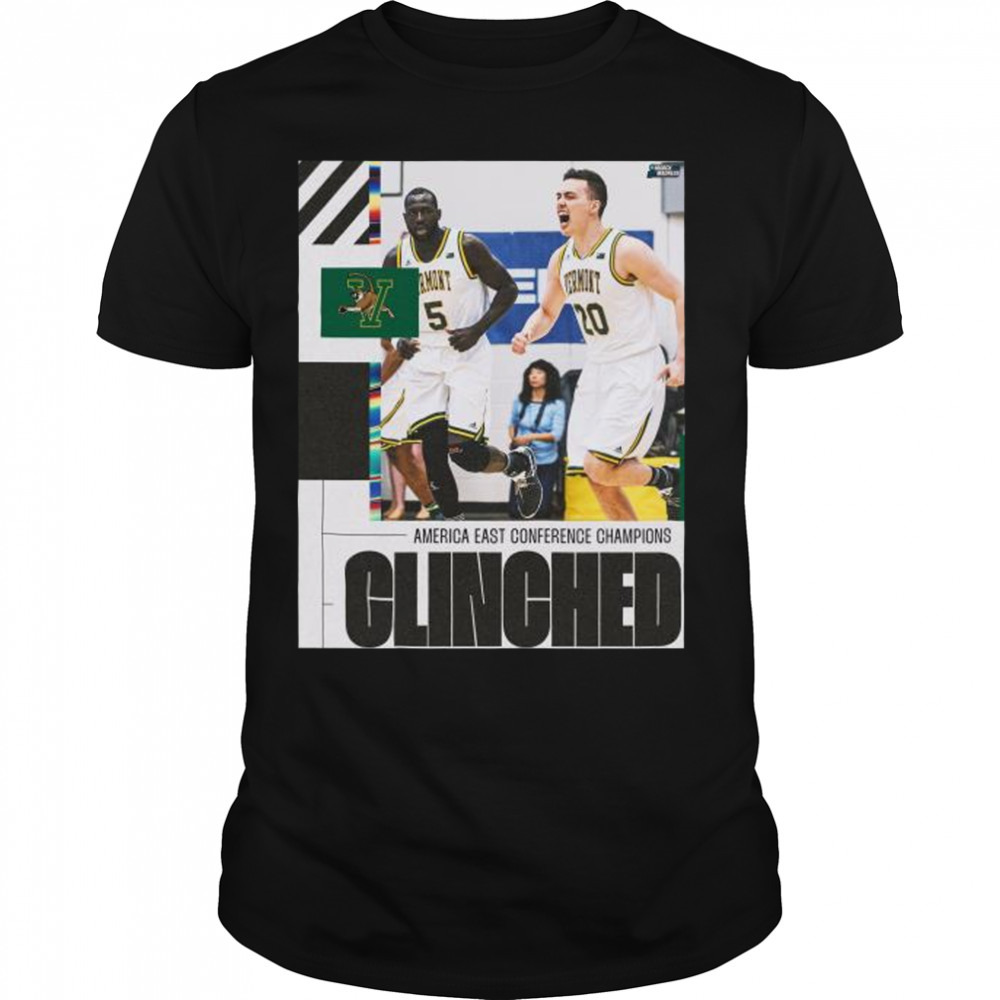 Vermont Catamounts 2023 NCAA clinched March Madness shirt
