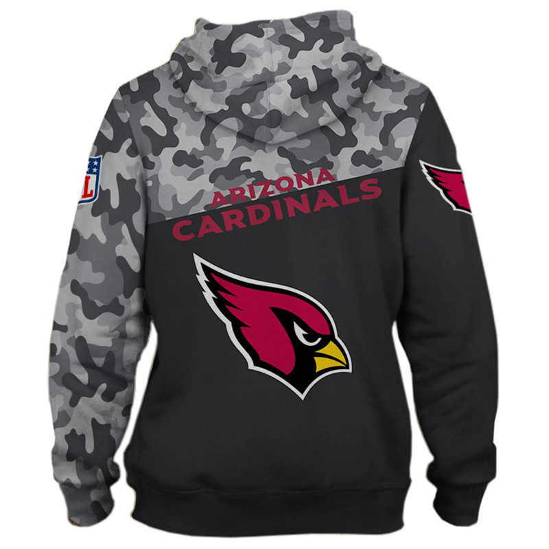 Arizona Cardinals Military Hoodies 3D Sweatshirt Long Sleeve New Season