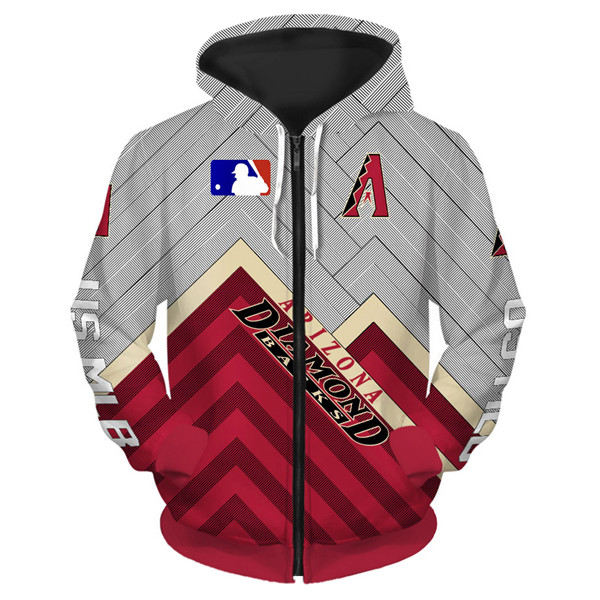 Arizona Diamondbacks hoodie 3D cheap baseball Sweatshirt for fan MLB