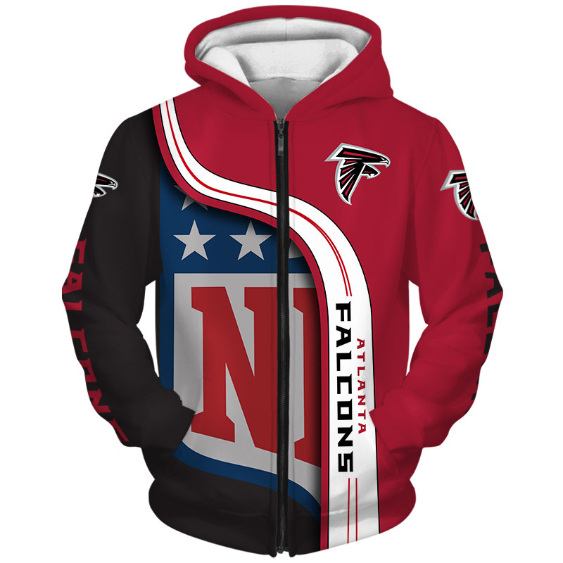 Atlanta Falcons 3D Hoodie Pullover Sweatshirt NFL for fans - Trend