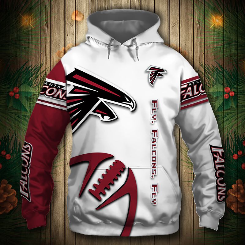 Atlanta Falcons Hoodie 3D Graphic balls cheap Sweatshirt Pullover