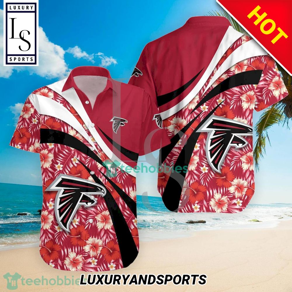 Vintage Aloha NFL AtNFL Atlanta Falcons Hawaiian Shirt Tropical