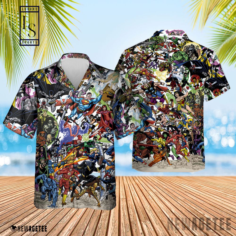 Avengers Vs Justice League Hawaiian Shirt