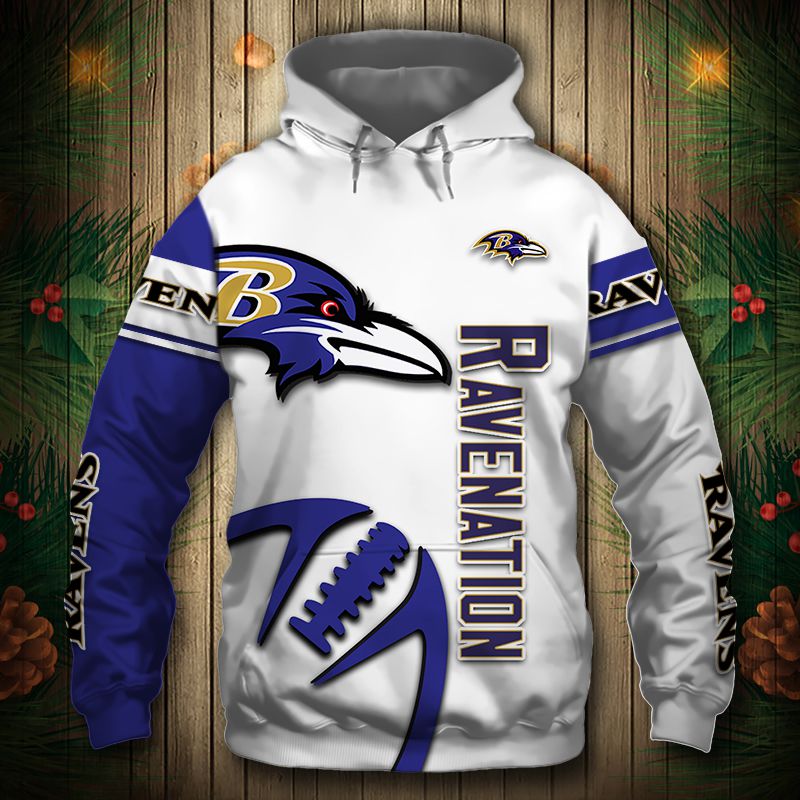 Baltimore Ravens Hoodie 3D Graphic balls cheap Sweatshirt Pullover