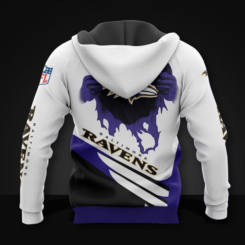 Baltimore Ravens Hoodies Cute Death Gift For Men - Reallgraphics