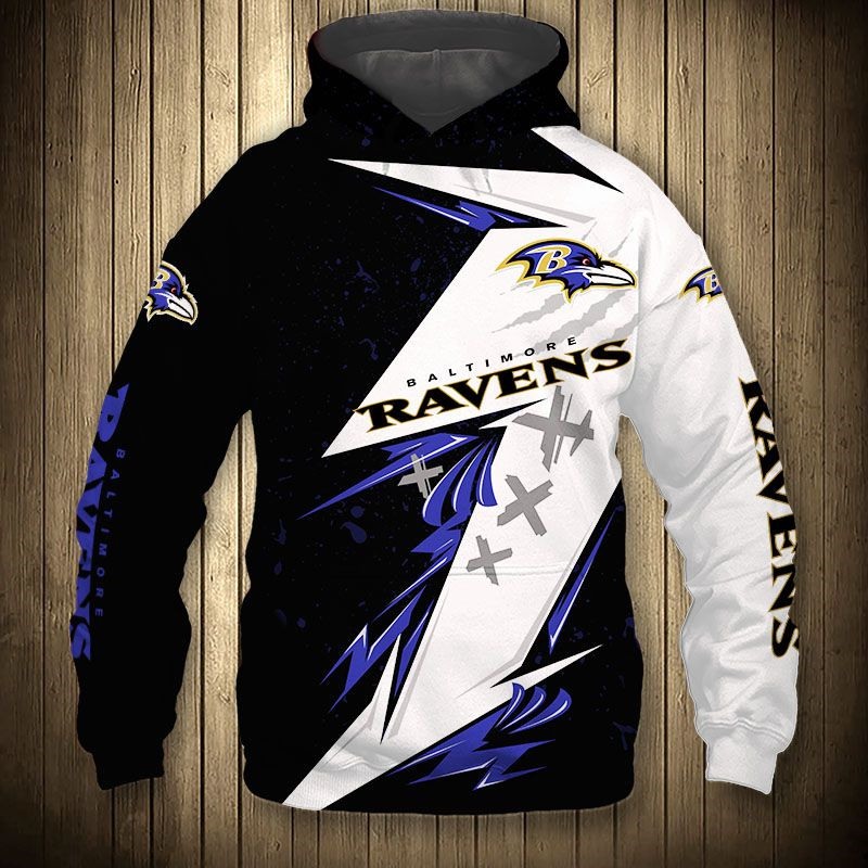 Baltimore Ravens Hoodies Thunder graphic gift for men