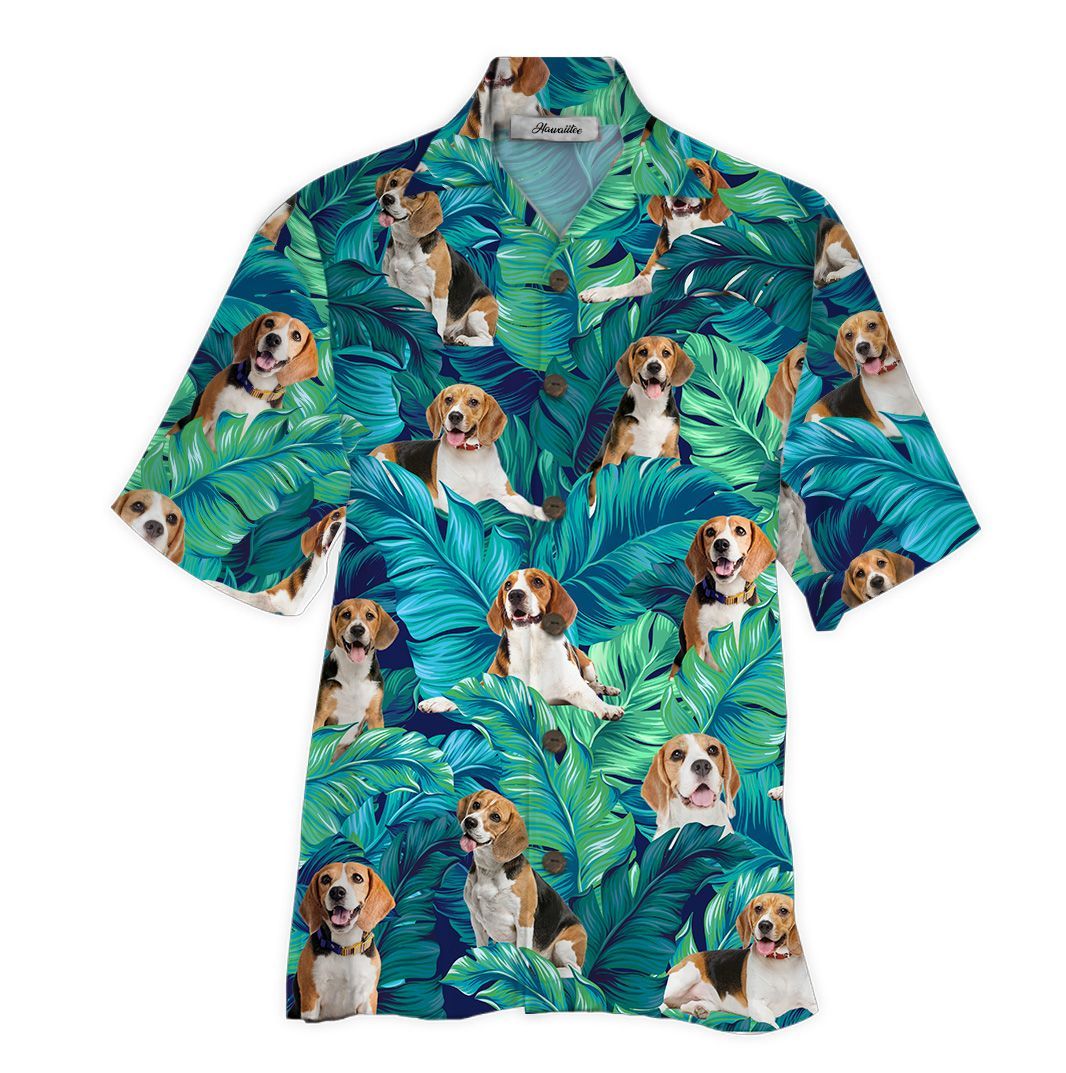Beagle Blue Nice Design Unisex Hawaiian Shirt