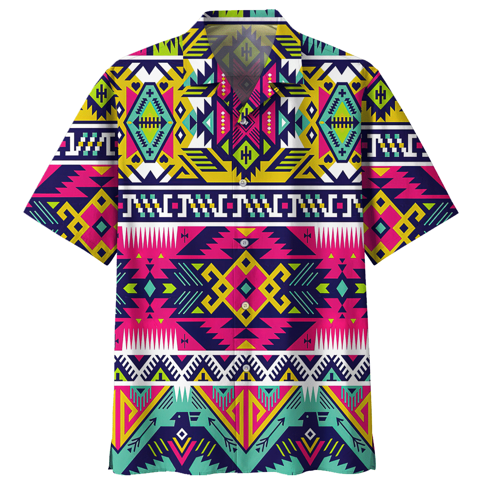 Bohemian Colorful Nice Design Unisex Hawaiian Shirt