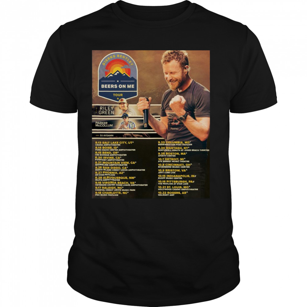 Bom Tour With Dates Dierks Bentley shirt