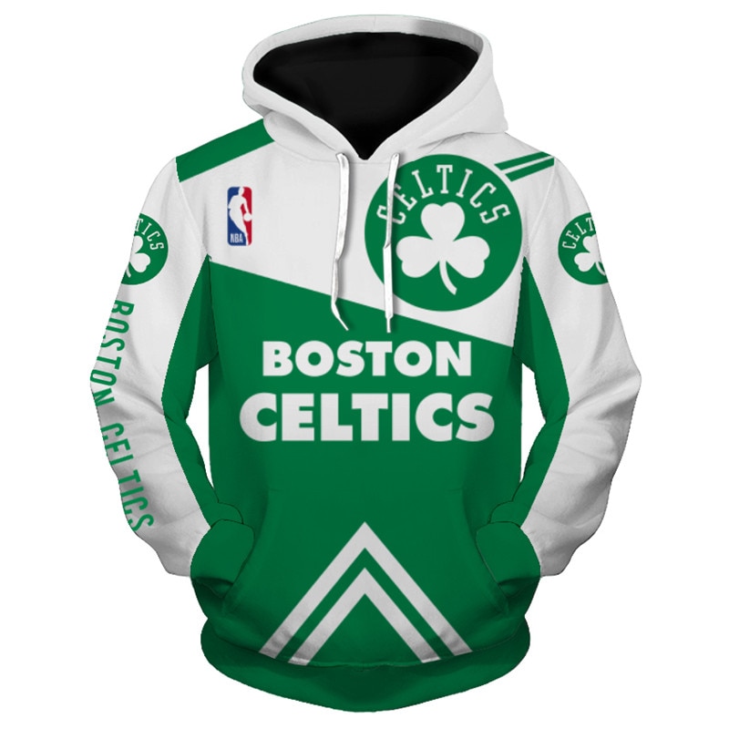 Boston Celtics hoodie 3D cheap basketball Sweatshirt for fans