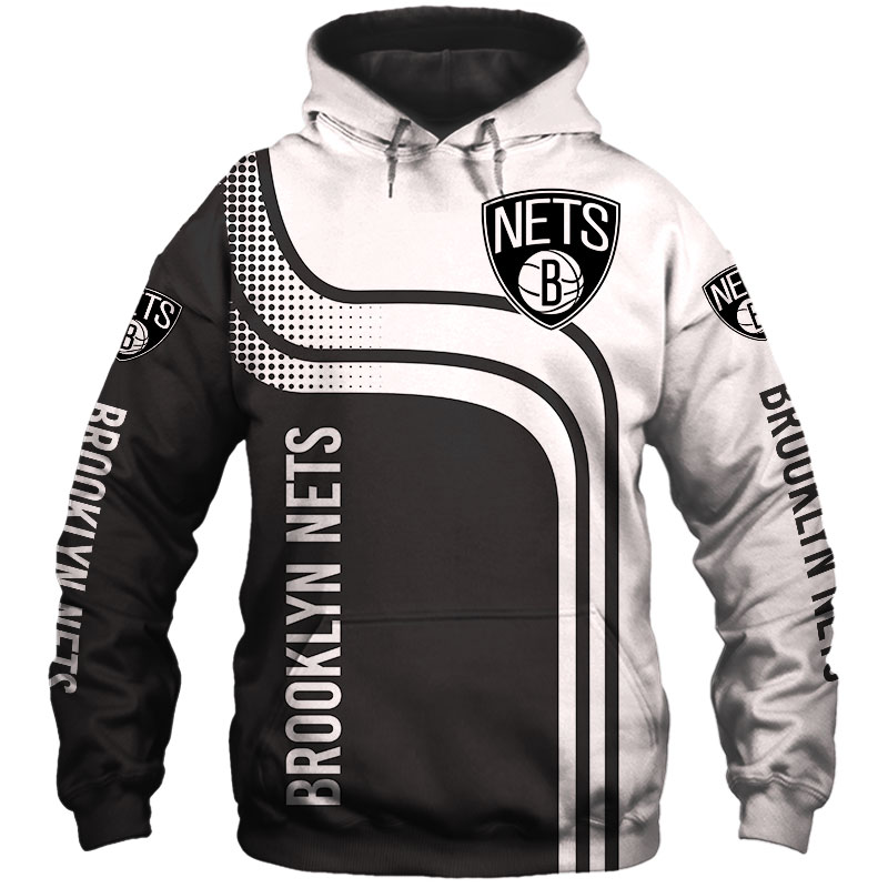 Brooklyn Nets hoodie 3D cheap basketball Sweatshirt for fans