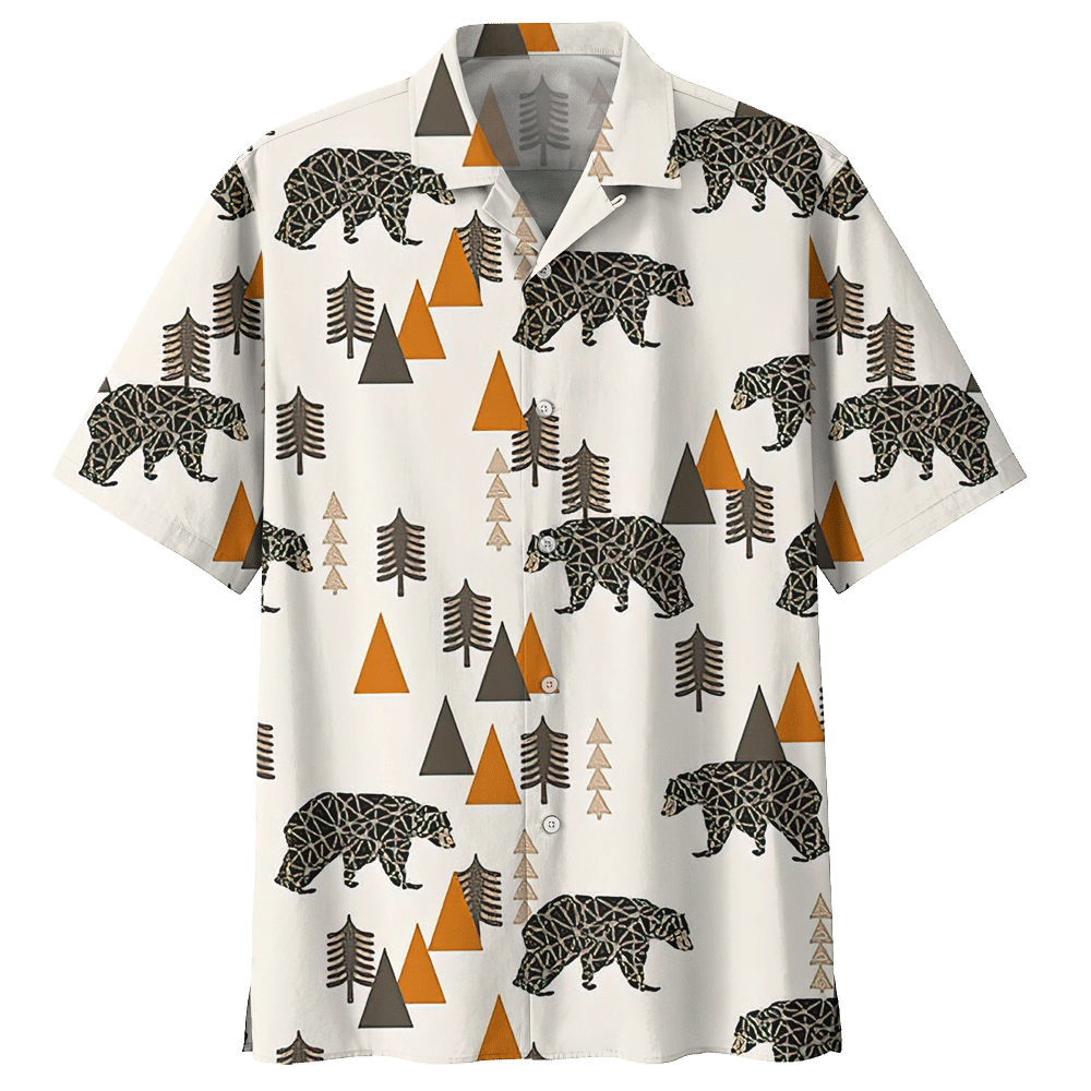 Camping White Amazing Design Unisex Hawaiian Shirt