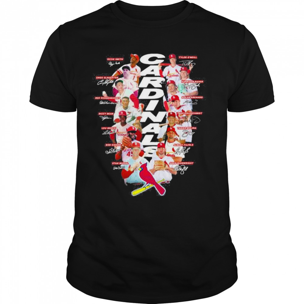 Cardinals Teams Sport Ozzie Smith Tyler O’neill Enos Slaughter Signature Shirt