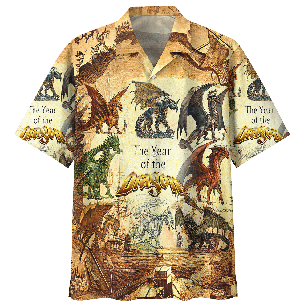 Dragon Tan Amazing Unisex Hawaiian Shirt