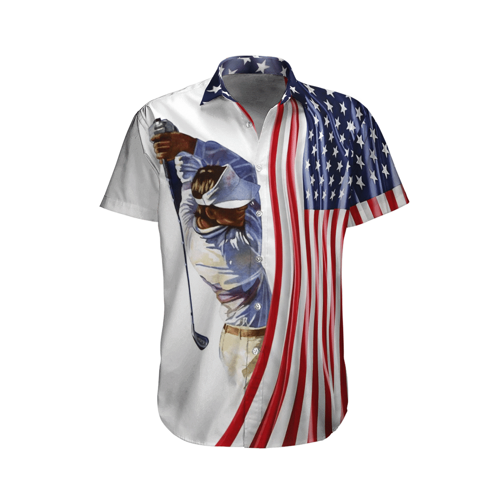 Golf  White Unique Unisex Hawaiian Shirt