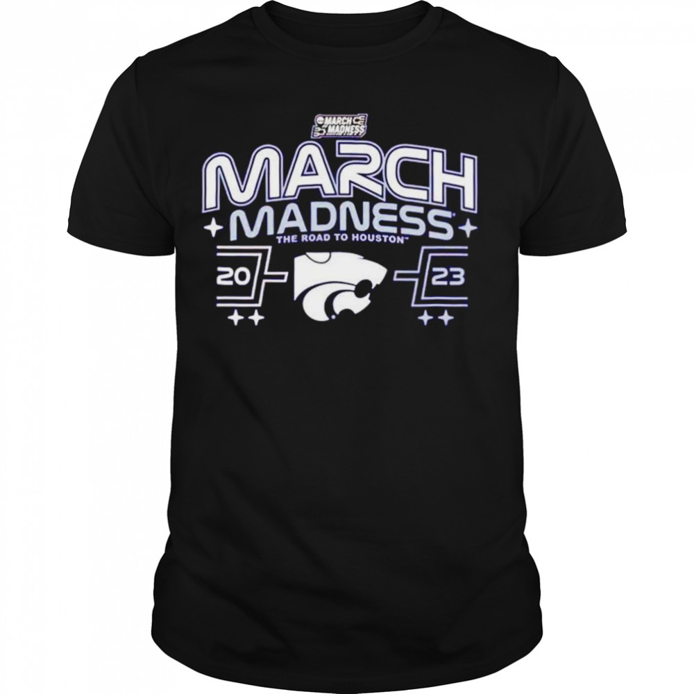 K-State Wildcats 2023 March Madness the road to Houston shirt