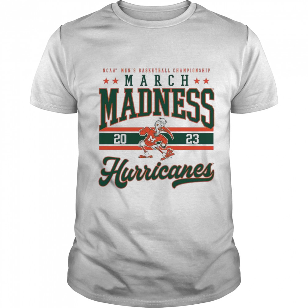 Miami Hurricanes NCAA Men’s Basketball Tournament March Madness 2023 Shirt