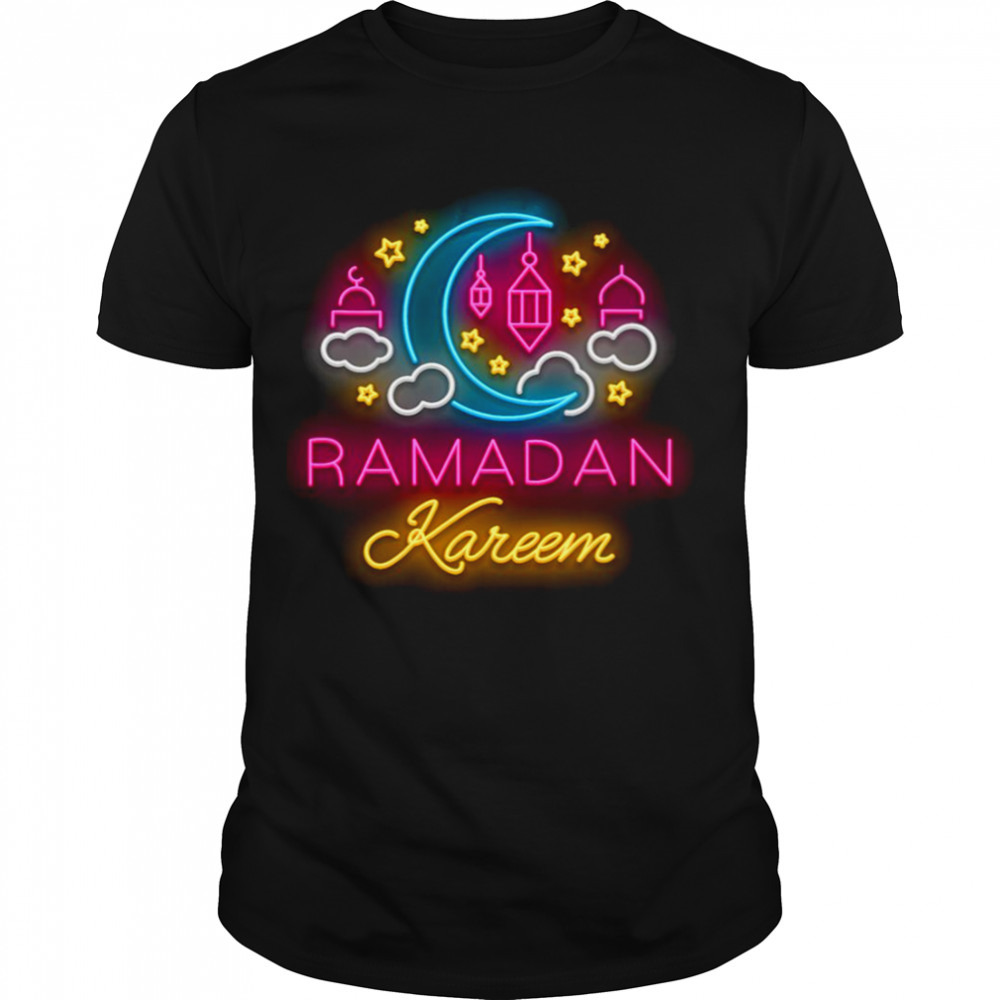 Neon Art Ramadan Kareem shirt